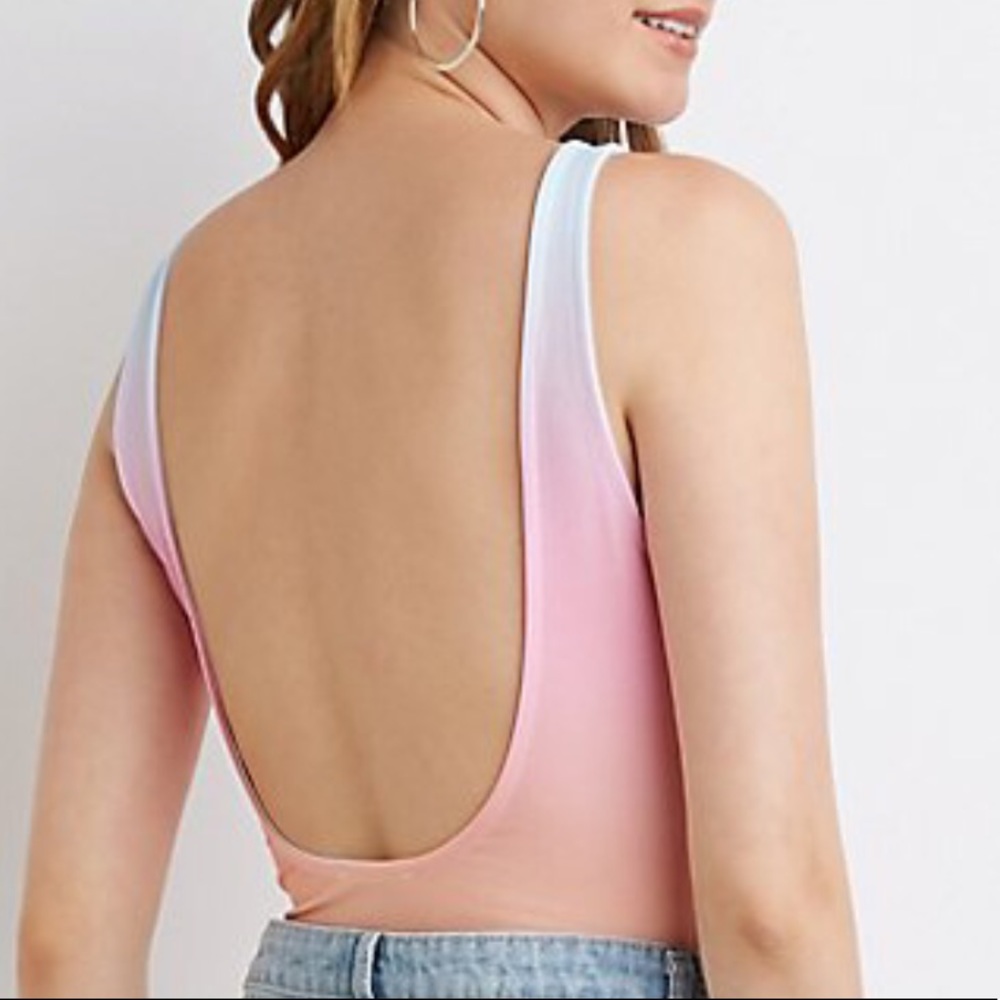 ⭐️HOST PICK⭐️✨Ombre Scoop Back Bodysuit - Picture 2 of 8